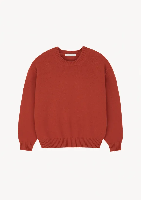 24 Classic Round Knit in Red Orange