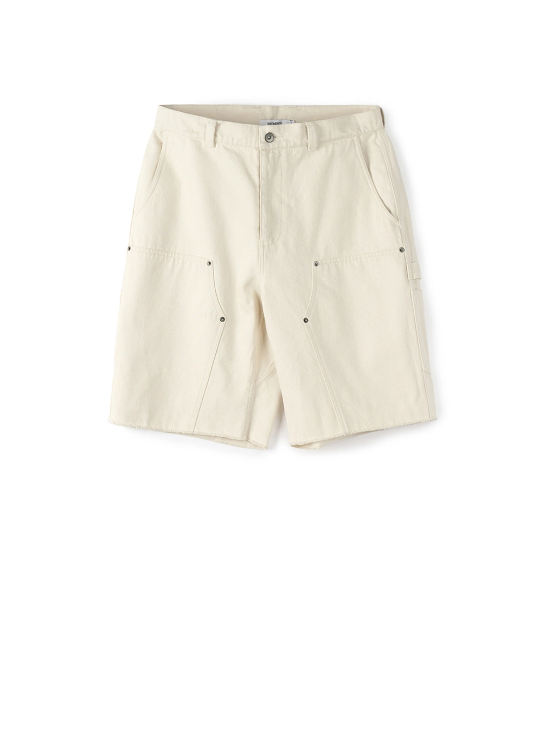 파르티멘토 Cut-Off Carpenter Shorts_Washed Ivory 상품 이미지 3