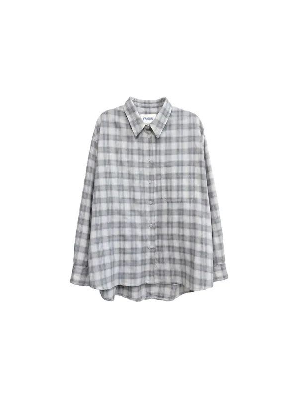 Overfit Shirt Grey_F261SH05