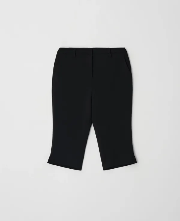 Stretch Capri Pants_BLACK