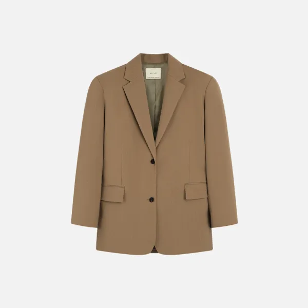 SIOT4200 젠틀 테일러드 블레이저_Camel brown