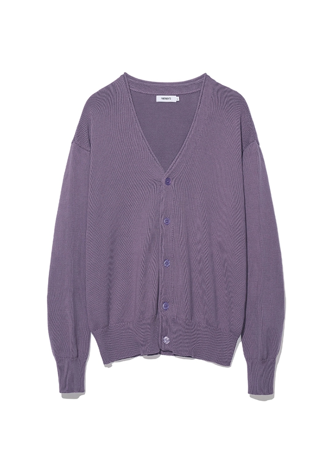 파르티멘토 V Neck Knit Cardigan_Purple 상품 이미지 1