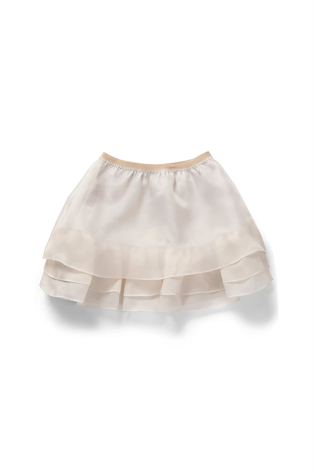 위드아웃썸머 Tulip organza skirt_beige 상품 이미지 1