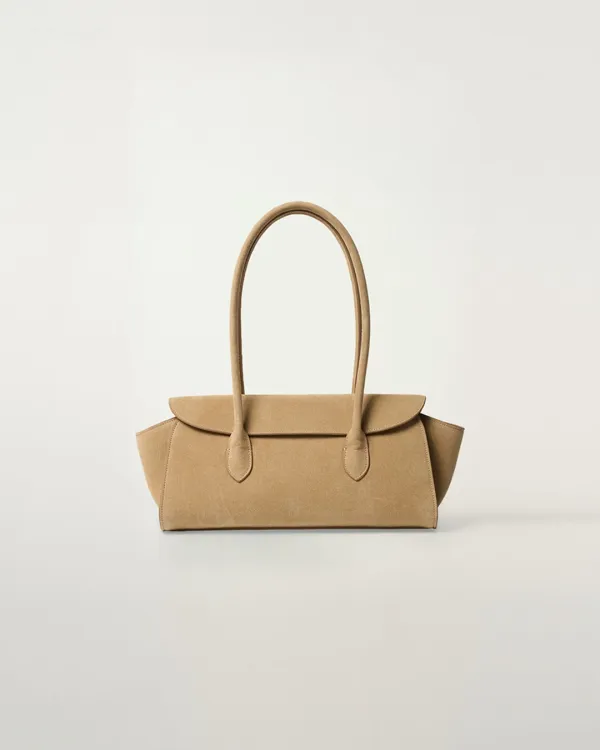 Poise Suede Bag [BEIGE]