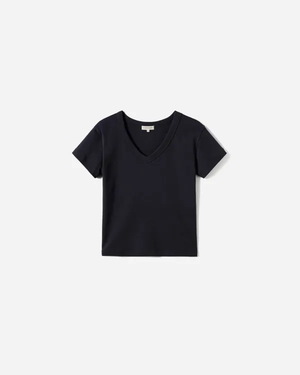 Fleu Cotton V-neck T-shirt