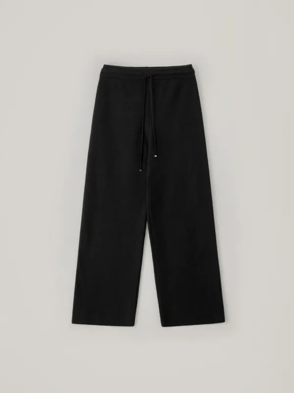 Basic Knit Pants - Black