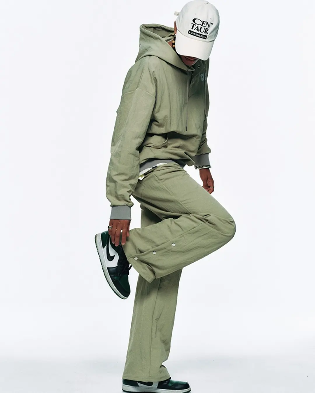 센토르 CENTAUR SIDE SNAP PANTS_BEIGE 상품 이미지 1