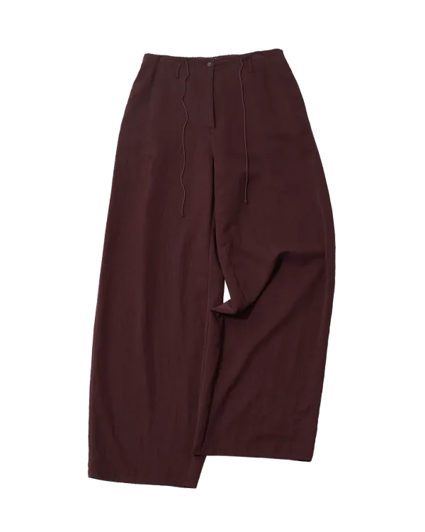 reje banding pants (burgundy)