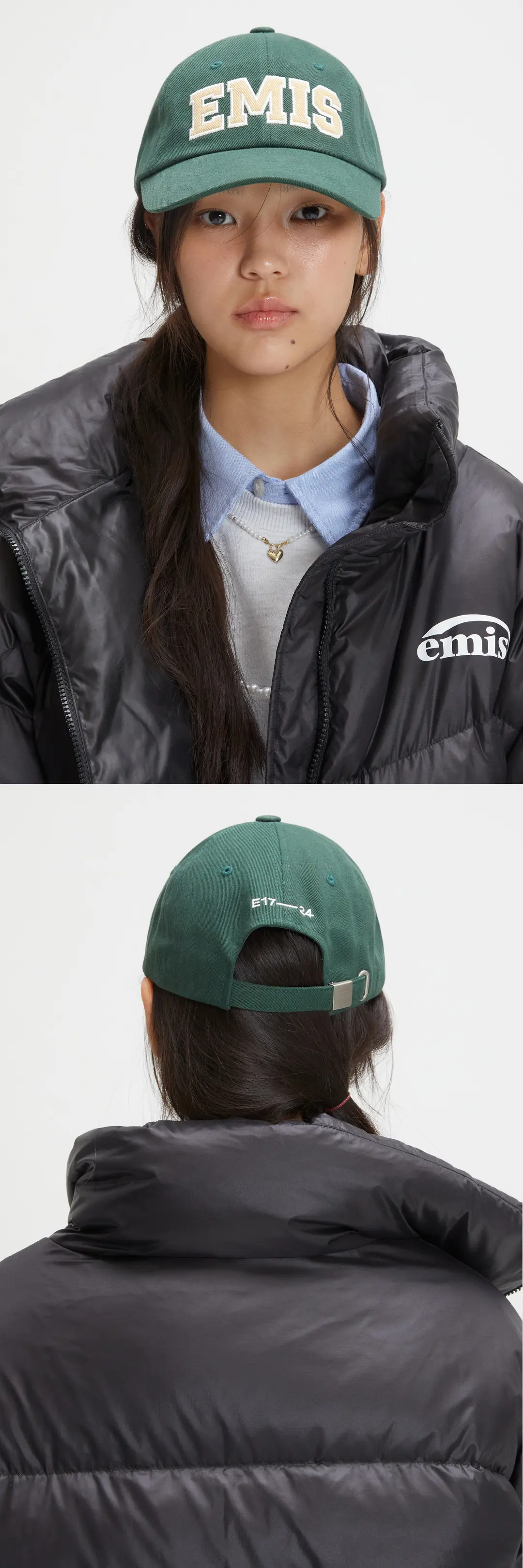 이미스 TWILL CAPITAL LOGO BALL CAP-GREEN 상품 이미지 2