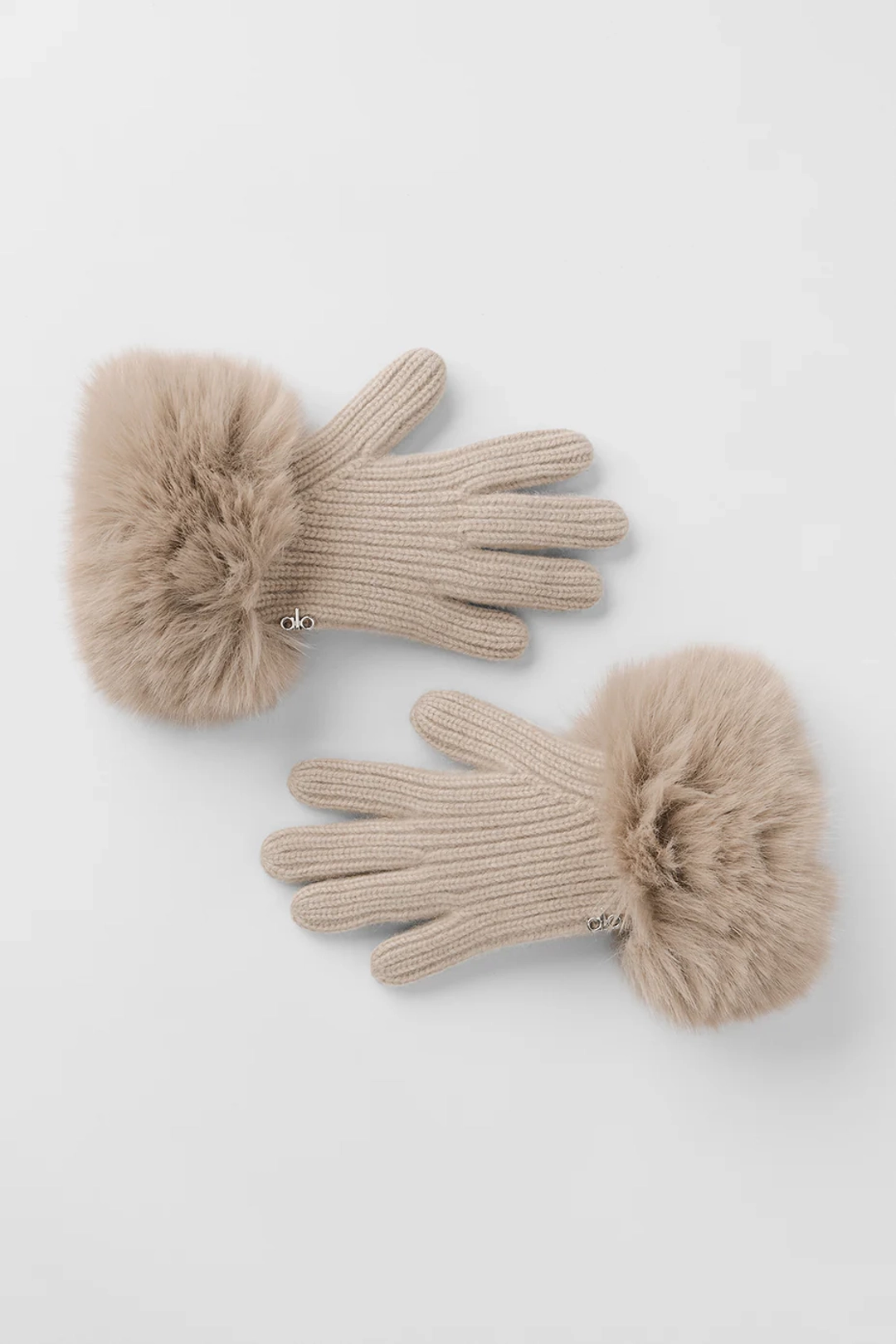 알로요가 Courchevel Cashmere Gloves - Oat Heather 상품 이미지 1