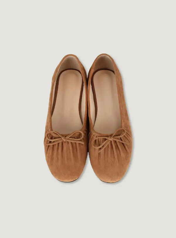 BORN SHIRRING FLAT SHOES_5COLORS