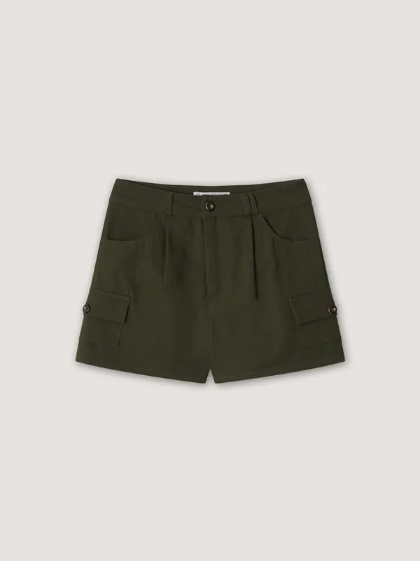 Core Cotton Shorts - Khaki