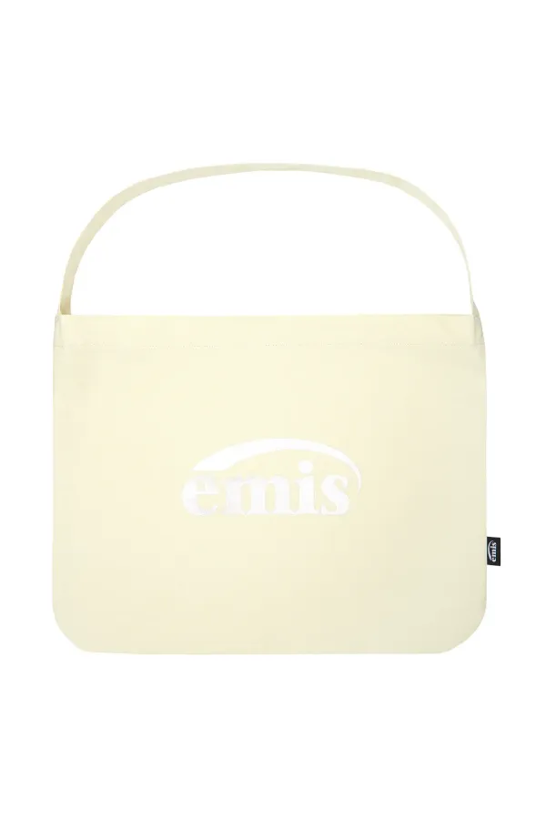 SILVER LOGO ECO BAG-CREAM
