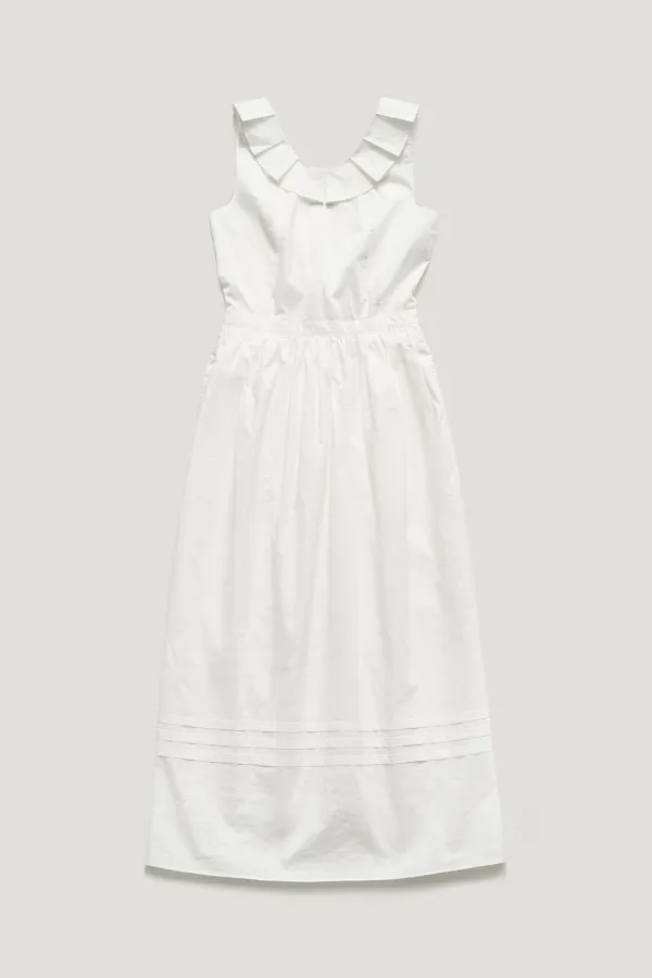 TAVON FRILL-NECK DRESS _IVORY / ₩229,000