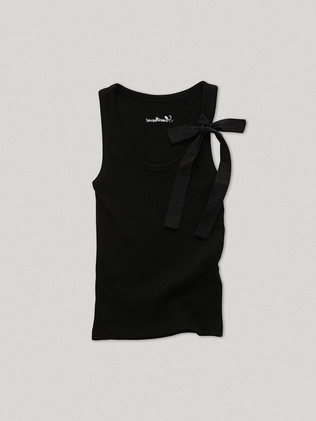 Blythe Ribbon Sleeveless Black