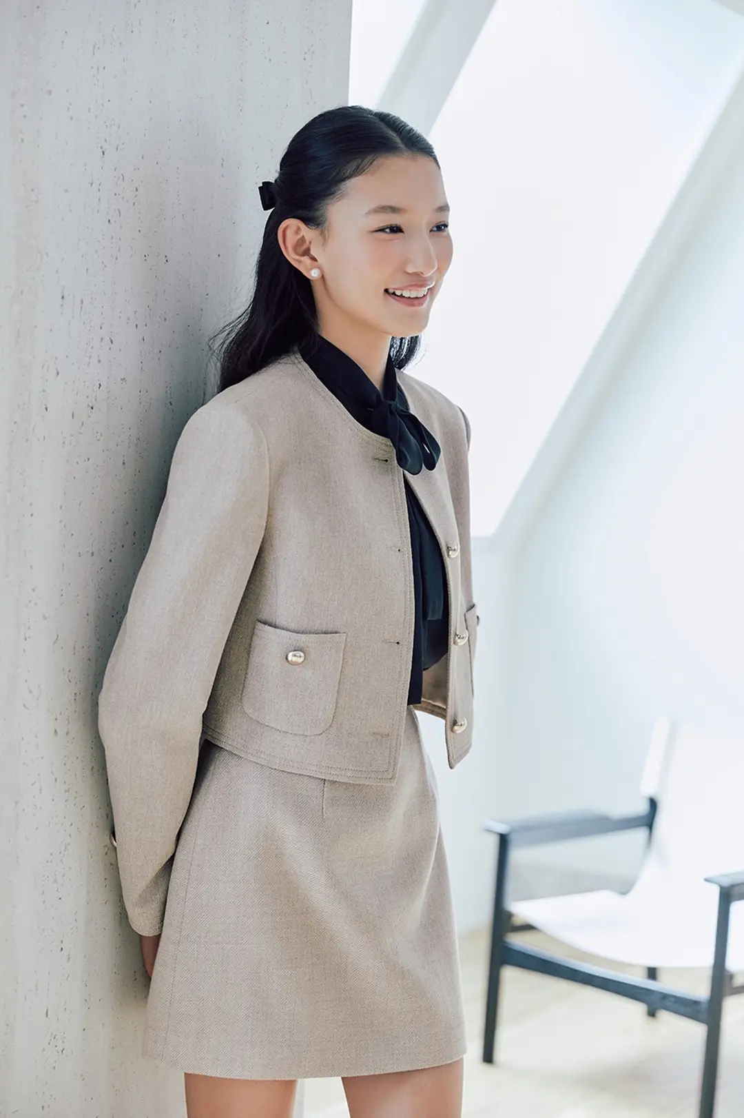 하나보 NO.22 SKIRT - BEIGE 상품 이미지 1
