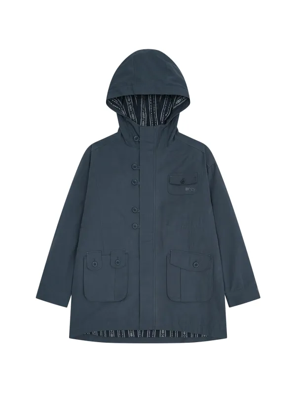 QUILTED FIELD JACKET [VINTAGE BLUE]