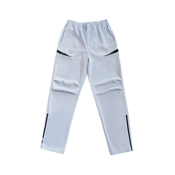 SS23 ZIP TROUSERS (PEARL GREY)