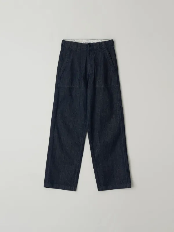 L\'eau denim fatigue pants_midnight