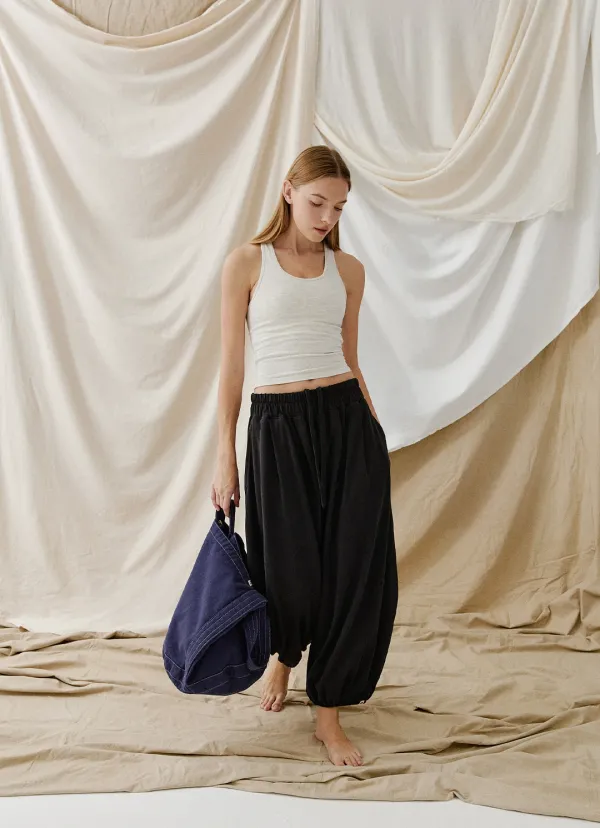 Jaya tank top (Long ver.)_Oatmeal Melange