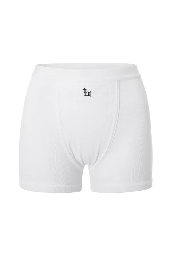 Rib logo boxer brief