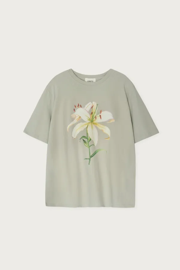 LILY DROWING T-SHIRT SAND