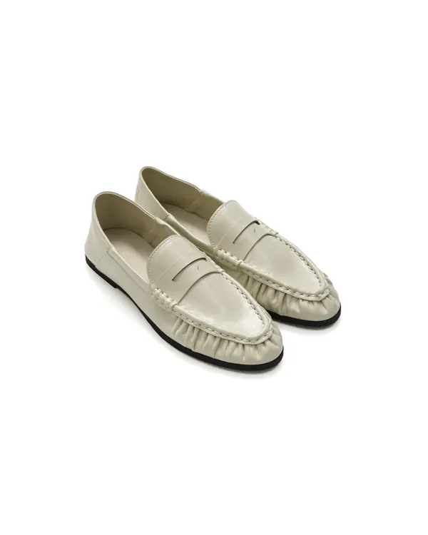 [4th] Soft Shirring Loafer [CREAM]