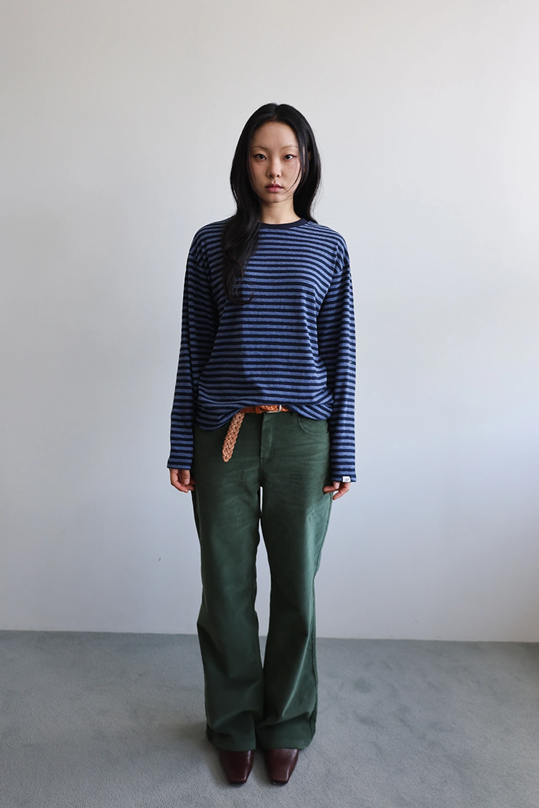 아딧 Daily striped T-shirt_blue 상품 이미지 1