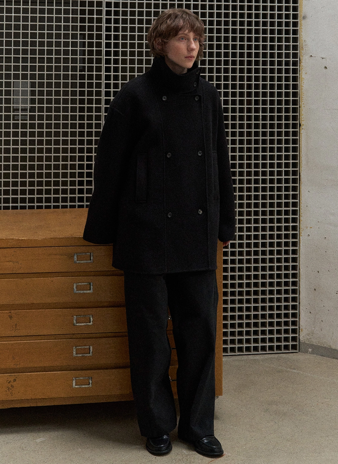 르닐 [9/18 예약발송] Alfredo Handmade Coat (Black) 상품 이미지 3