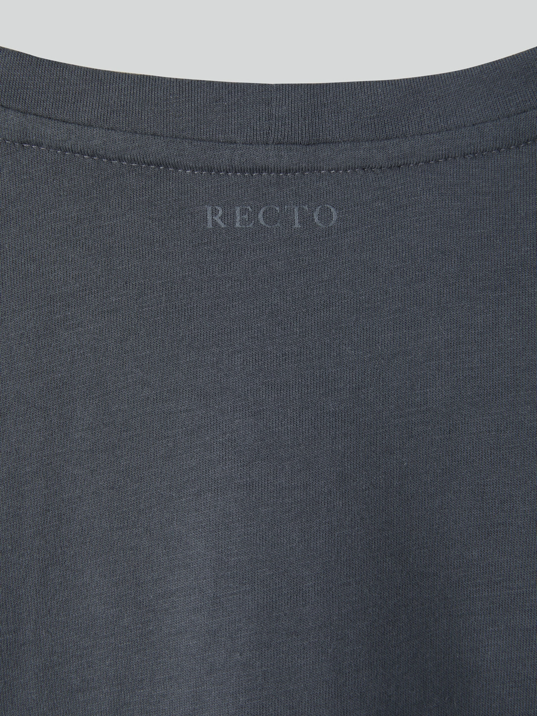 렉토 RECTO LOGO CAP SLEEVE TOP (CHARCOAL GREY) 상품 이미지 3