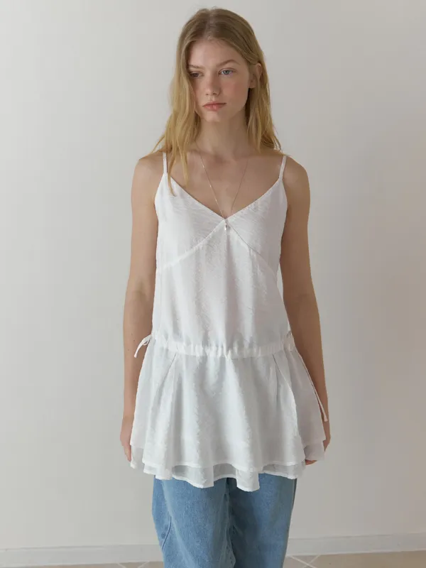A FLARE LAYERED BLOUSE_WHITE