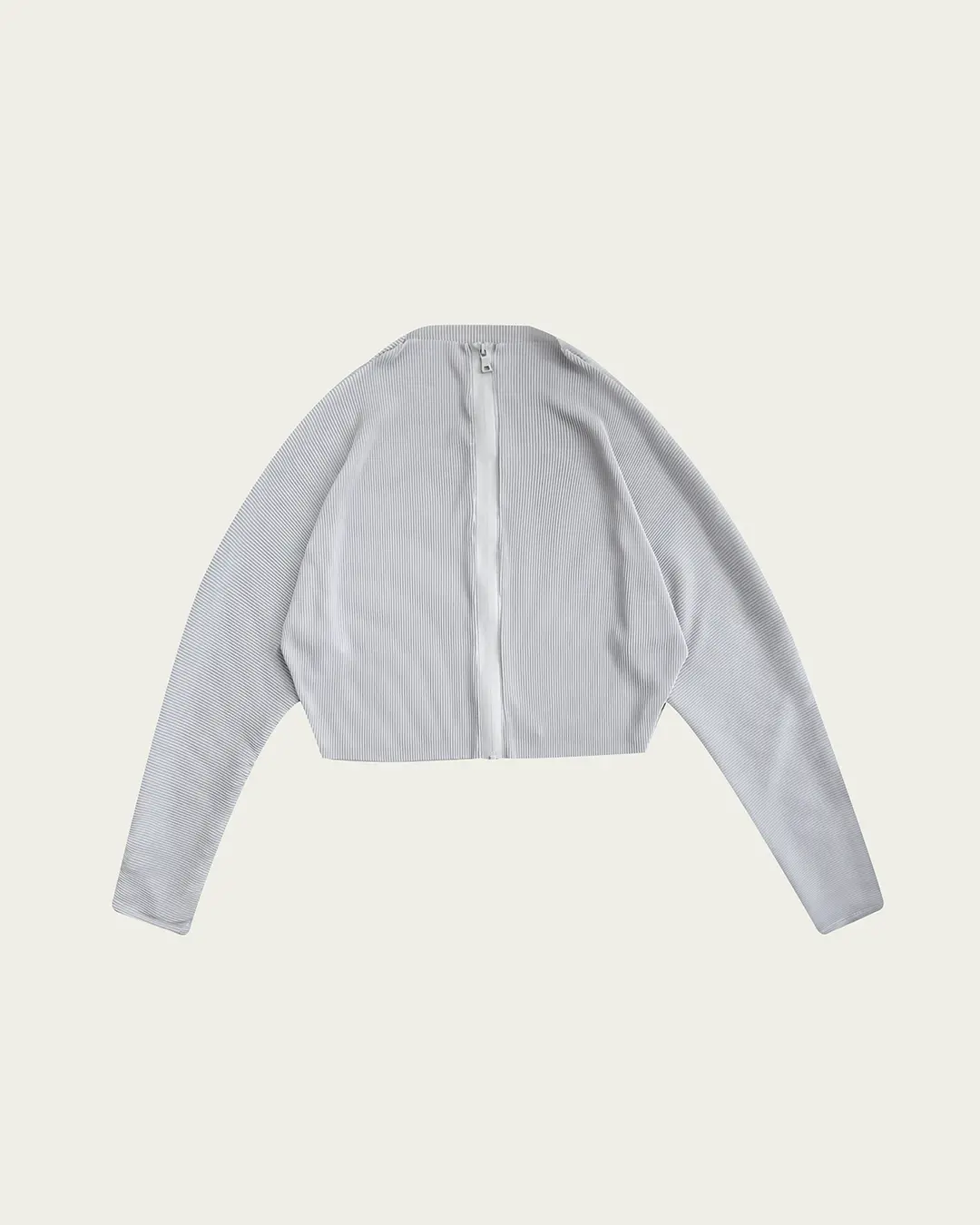 Getty Zip-up Cardigan - Grey