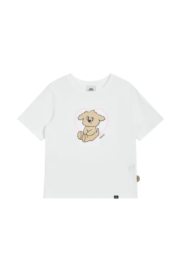 (W) MISUGI CLOUD HEART T-SHIRT-WHITE
