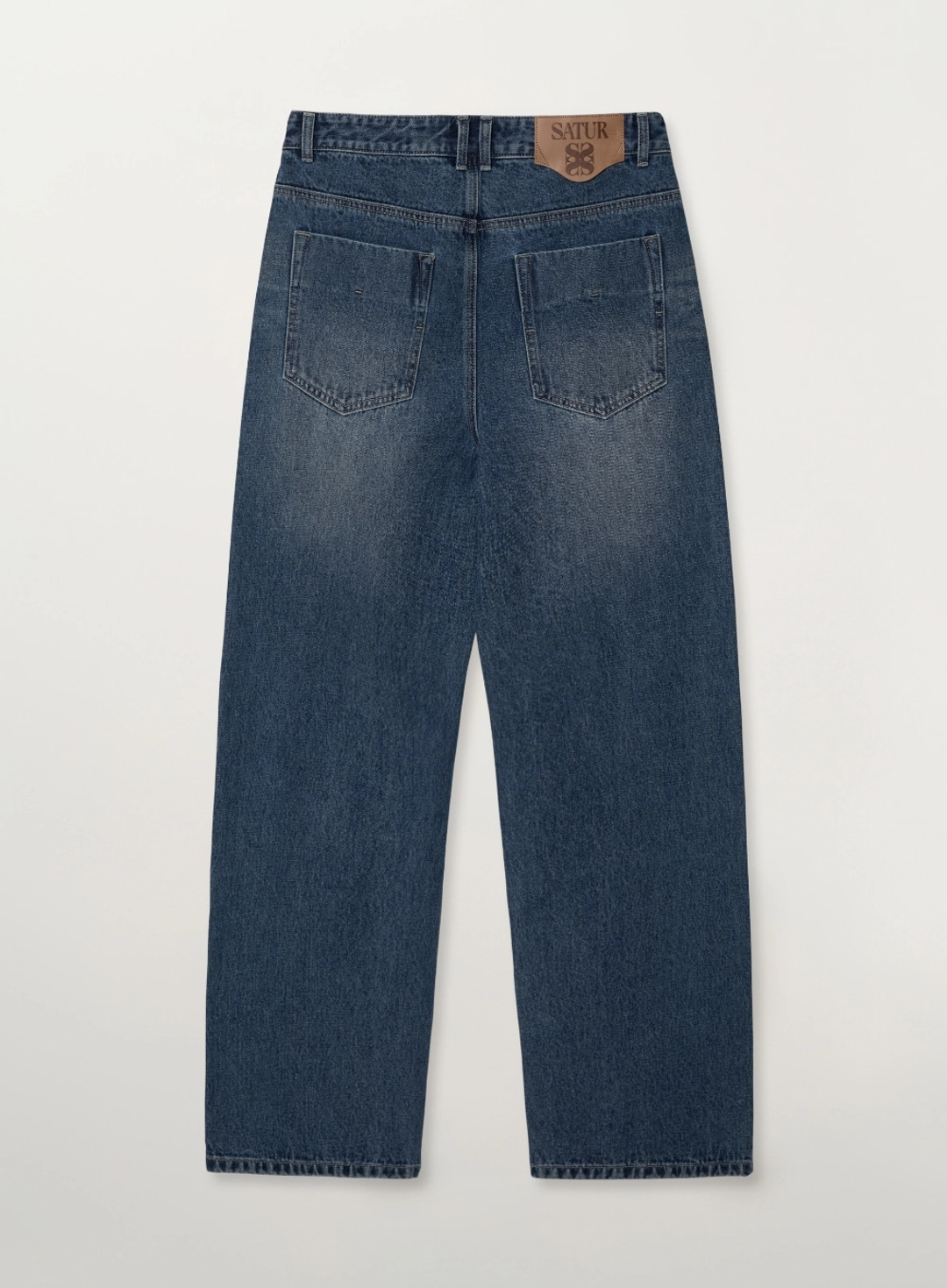 세터 Straight Washed Denim Pants - Blue 상품 이미지 2