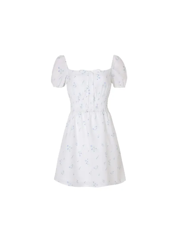 [김유연 착용] Rosie puff dress (White)