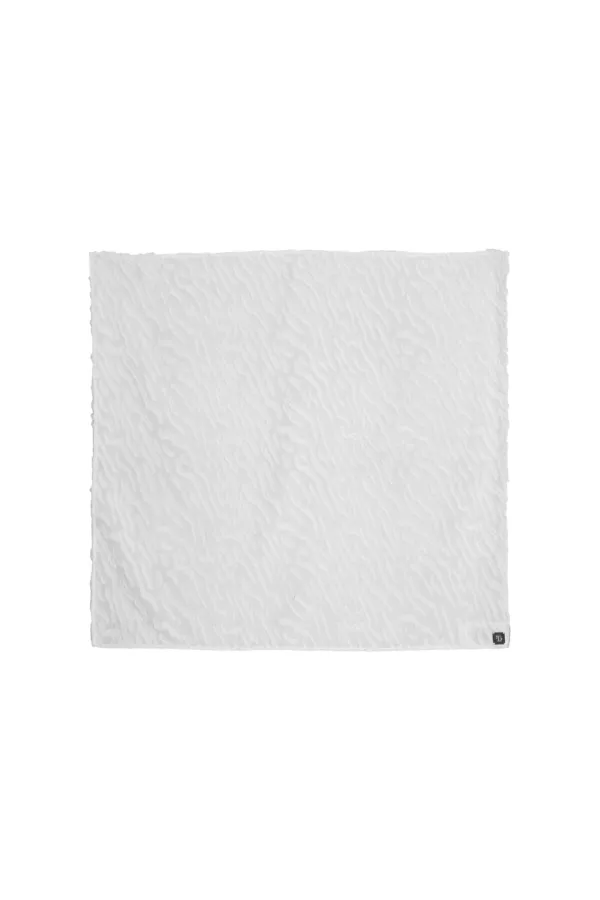 Rippled Light Scarf [ White ]