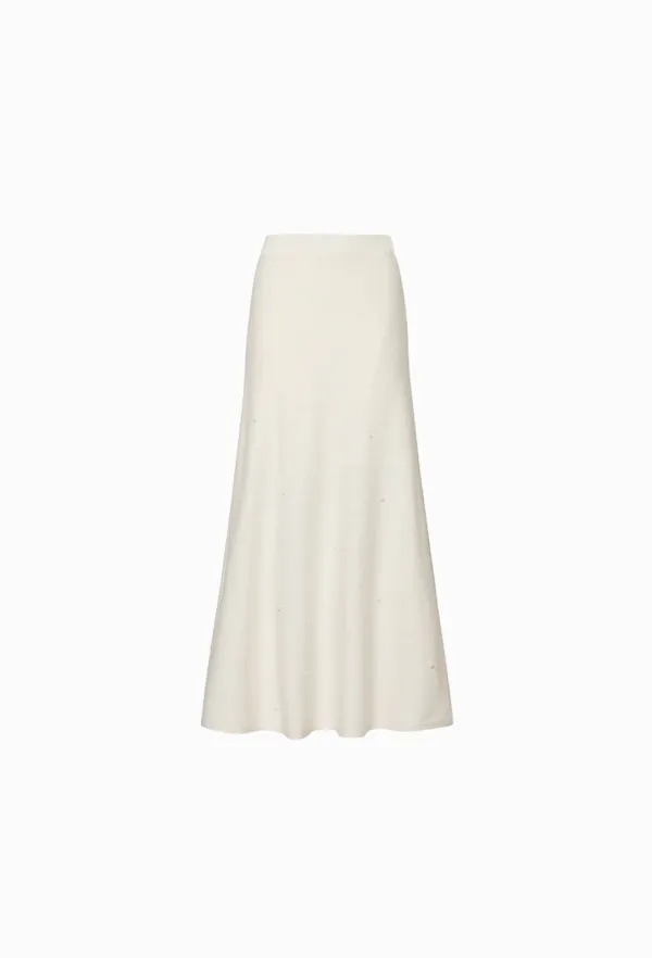 Cathy Wool Skirt (Ivory)