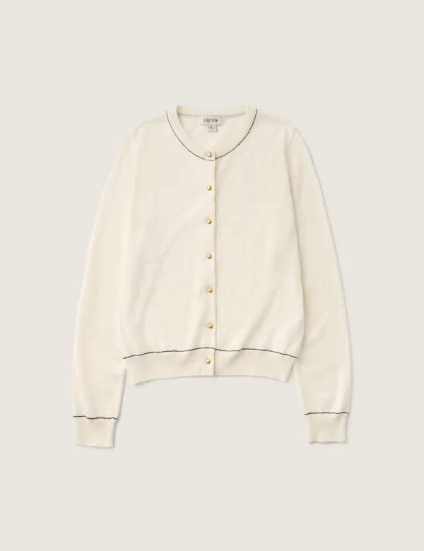 Marianne Goldish Cardigan (Ivory)