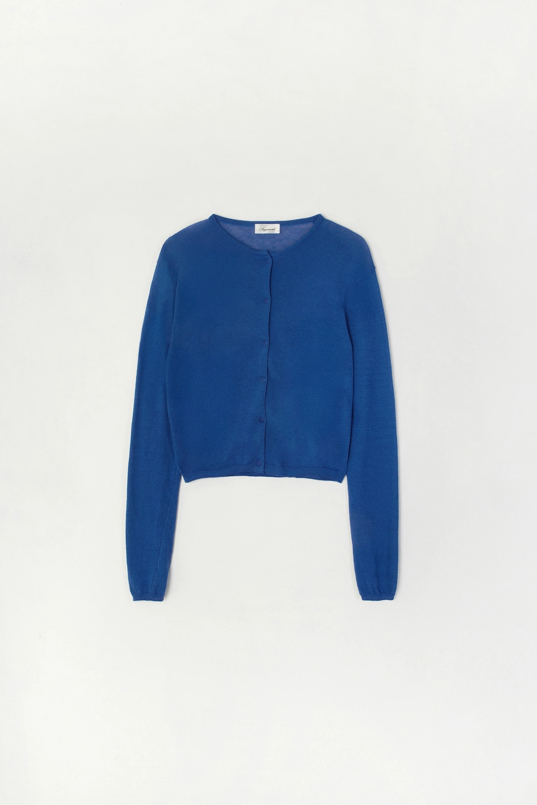 세이지먼트 HERAE HEMP ROUND-NECK CARDIGAN_BLUE 상품 이미지 1