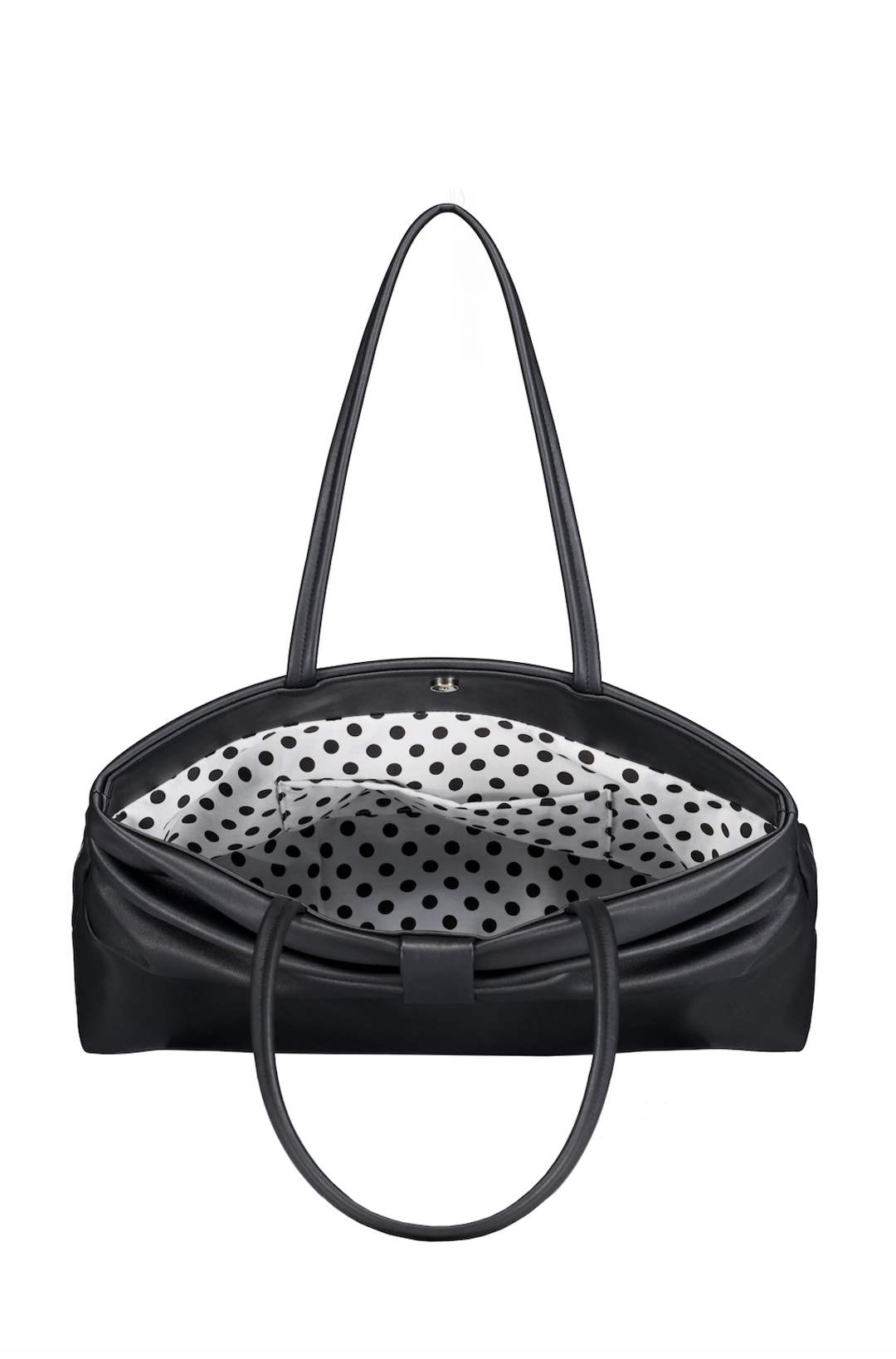 포어링 RIBBON DOT BAG [BLACK] 상품 이미지 2