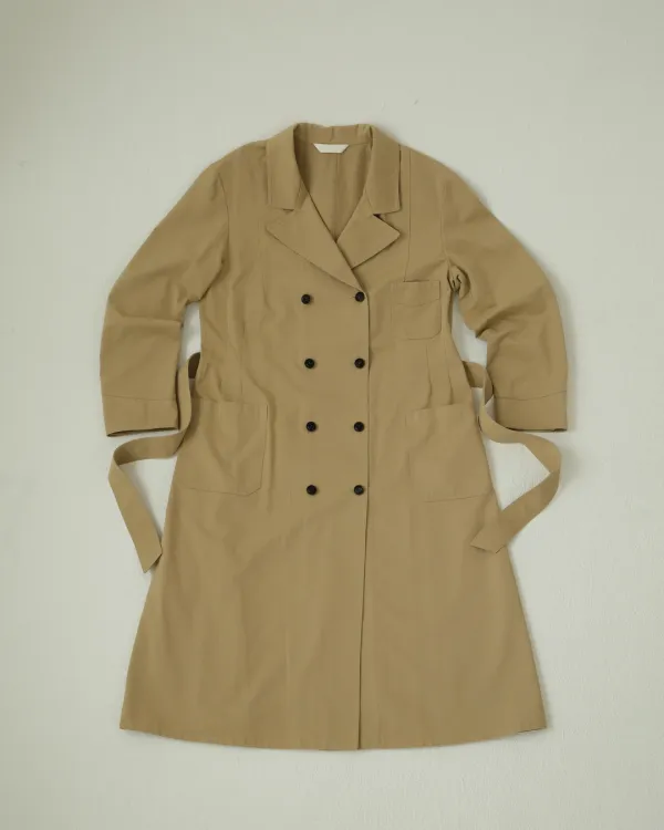 flétta Classic Belted Trench Coat_2 Colors