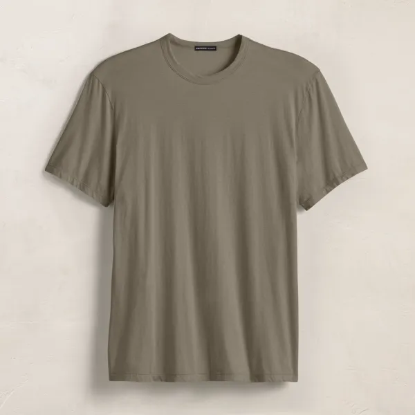 Luxe Lotus Jersey Tee - Birch