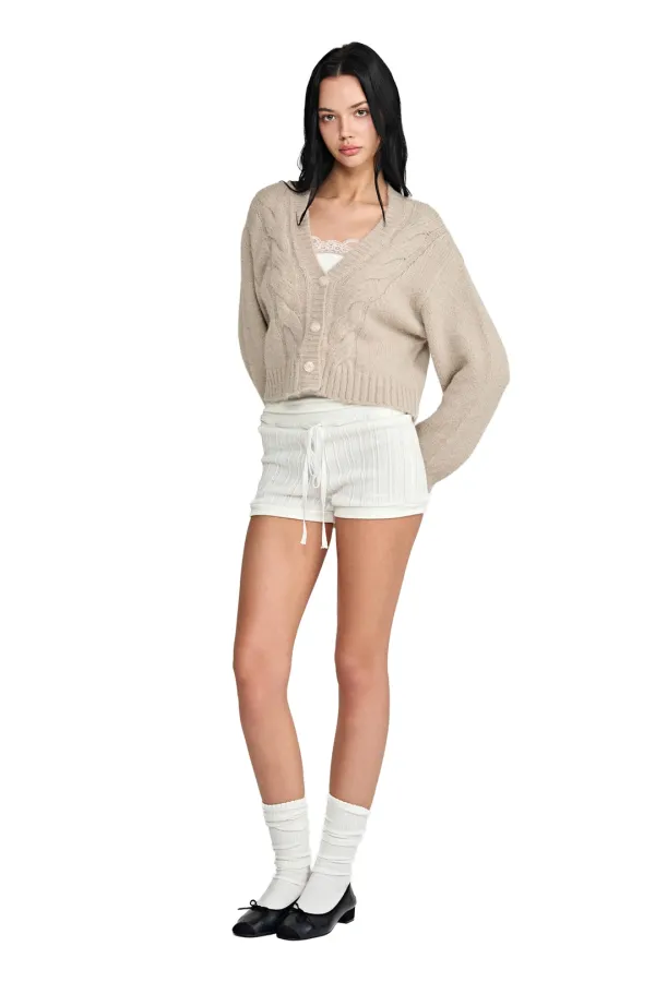 Softy melody shorts, Ivory