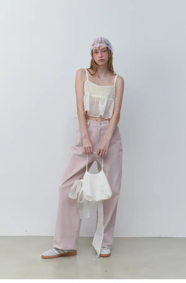 (8th Re-stock) Mellow Corduroy Trousers (Pink)
