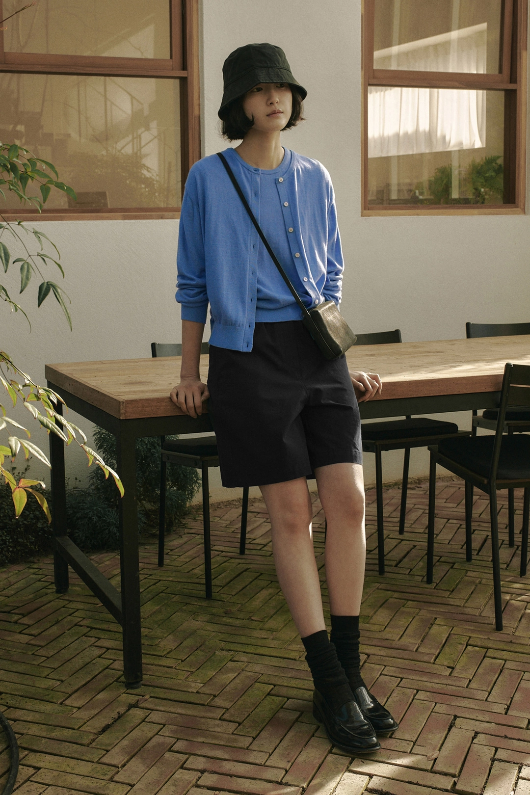 세이지먼트 CLARA COTTON SILK CARDIGAN_SKYBLUE 상품 이미지 2