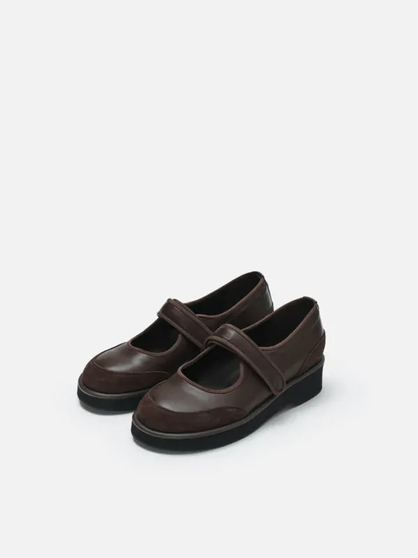 Dall platform mary jane shoes Umber