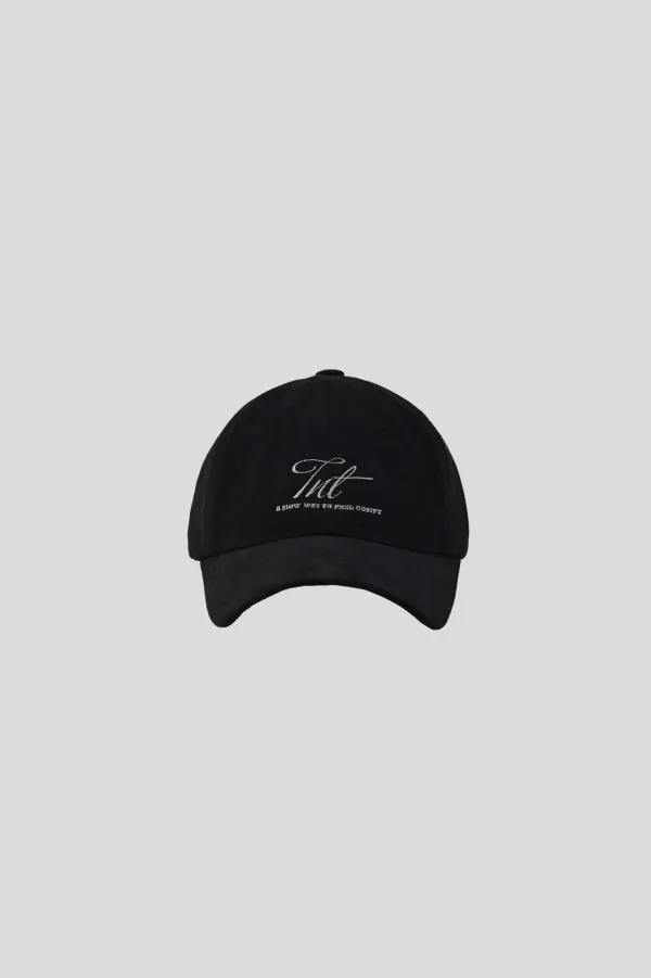 T/T Script logo ball cap (black)