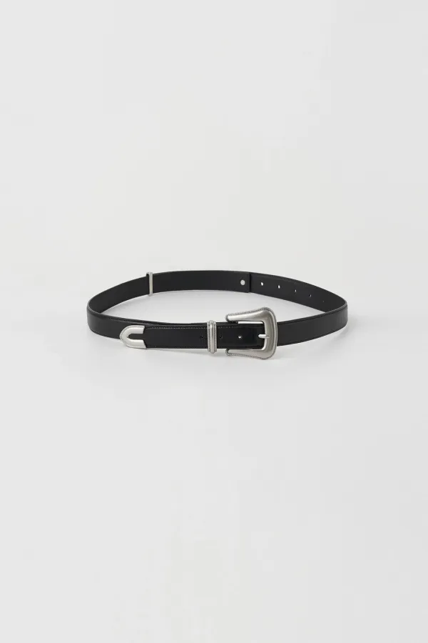 Back-Adjustable Western Belt (black)