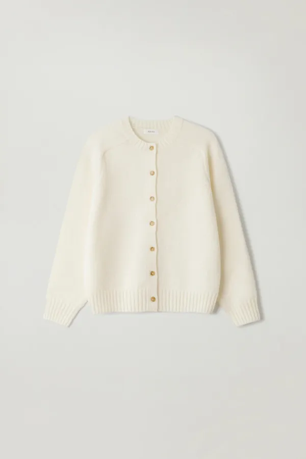 Atelier button cardigan (Ivory)