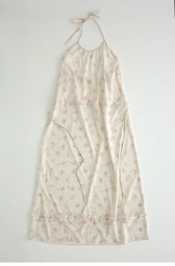 Tint Mesh Dress Cream